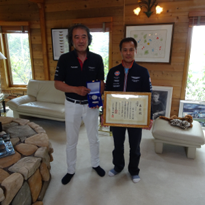 Yoshiki Iwai, employee of Osato Laboratory received fighting-spirit award at the 52nd Wado-kai Japan Karate Championship